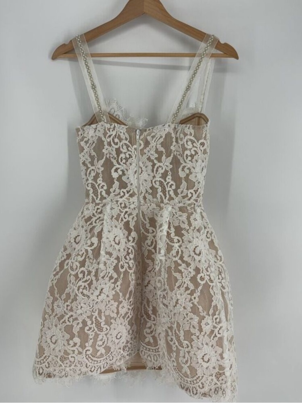 NWOT Bronx and Banco Colette White Lace Mini Dress Sz XS - Picture 7 of 8